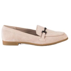 Coura Mokasiner Med Ornament beige
