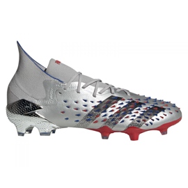 Adidas Predator Freak.1 Fg M FY1050 fodboldstøvler grå sølv