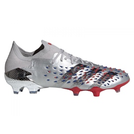 Adidas Predator Freak.1 Low Fg M FY1051 fodboldstøvler grå sølv