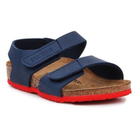 Birkenstock Palu Kids Logo Bs 1019073 sort marine blå