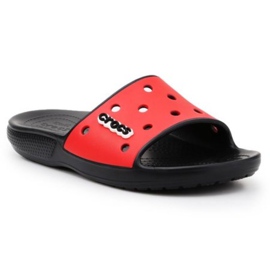 Crocs Classic Colorblock Slide M 206882-0X9 rød