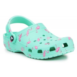 Crocs Classic Vacay Vibes Clog W 206375-6S0 lyserød grøn