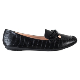 Kayla Casual Eco læder loafers sort