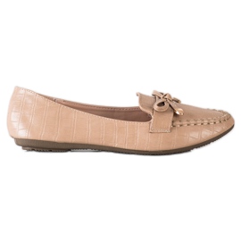 Kayla Casual Eco læder loafers brun