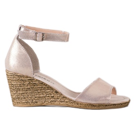 Filippo Golden Wedge pumper gylden