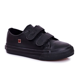 Børnesko Sneakers Big Star Med Velcro Sort GG374009