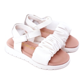 FR1 Børnesandaler med velcro hvid mål