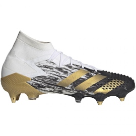 Adidas Predator Mutator 20.1 Sg M FW9183 fodboldstøvler guld, hvid hvid