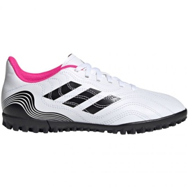 Adidas Copa Sense.4 Tf Jr FX1972 fodboldstøvler flerfarvet hvid