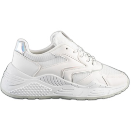 SHELOVET Stilfulde sneakers hvid