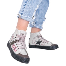 BM Nadi grå ankel -sneakers til kvinder
