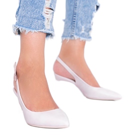 Pumper på en stiletto pulverrosa Elen lyserød
