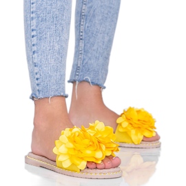 Gule dameflip-flops