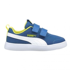 Puma Courtflex v2 Mesh V sko 371758 07 blå