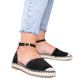 Sorte espadrillessandaler fra Chloe Star