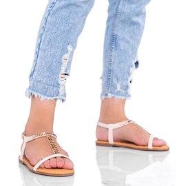 Beige damesandaler fra Emmie