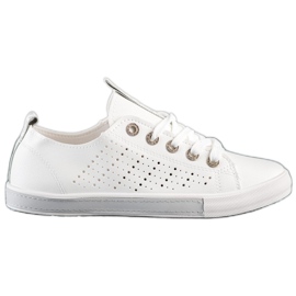 Bella Paris Sneakers med Eco læder hvid