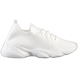 SHELOVET Slip-on sportssko hvid