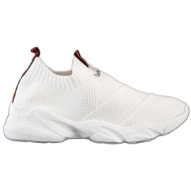 SHELOVET Fashion Slip-On sneakers hvid