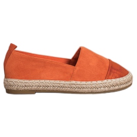 Bestelle Orange ruskind Espadrilles