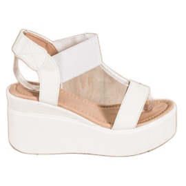 Small Swan Mode kile sandaler hvid