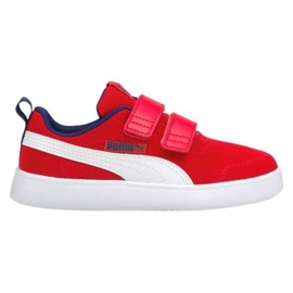 Puma Courtflex v2 Mesh V sko 371758 06 rød