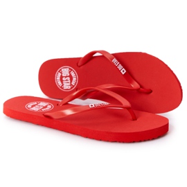 Kvinders flip-flops Big Star FF274A611 Rød
