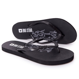 Kvinders flip-flops Big Star FF274A309 Sort