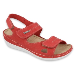 Inblu sandaler damesko 158D157 rød