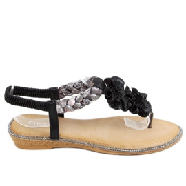 Sorte sandaler JN11-11 Sort