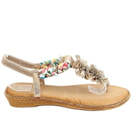 Guld flip-flops JN11-11 Guld gylden