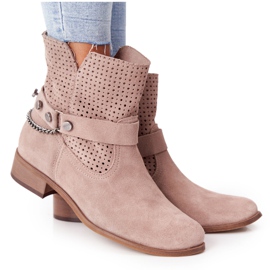 Lewski Shoes Åbent forår Støvler Lewski Sko 2905-0 Beige