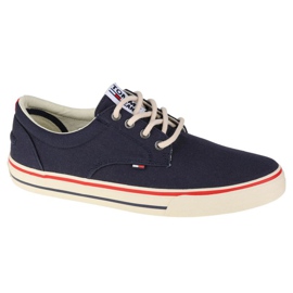 Tommy Hilfiger Jeans Textile Sneaker M EM0EM00001-006 sko marine blå