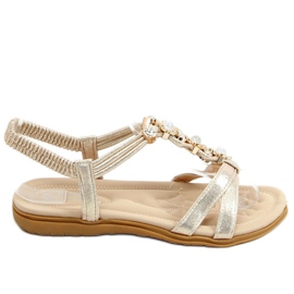 Guld damesandaler CT-153 Guld gylden