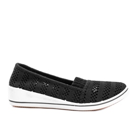 Sort Slip On sneakers på SoHo -kilen