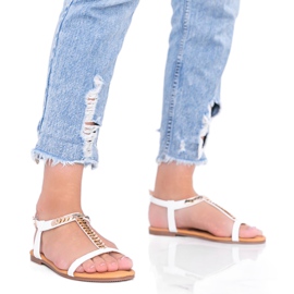 Emmie hvide sandaler til kvinder