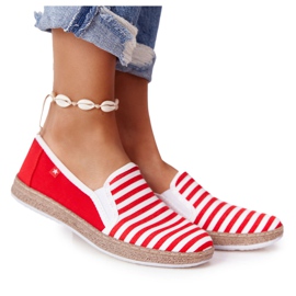 Dame Espadrilles Big Star HH276003 Rød-hvid