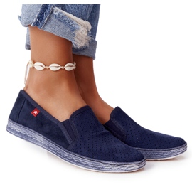 Openwork Espadrilles Big Star HH276004 Marineblå marine blå