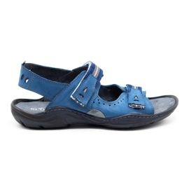 Olivier 448 blå herresandaler