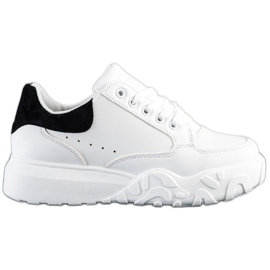 SHELOVET Moderigtige hvide sneakers