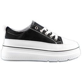 Seastar Moderigtige sneakers på platformen sort