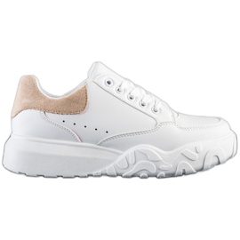 SHELOVET Moderigtige hvide sneakers