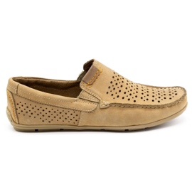 Olivier Herresko moccasin 906 til sommerbeige