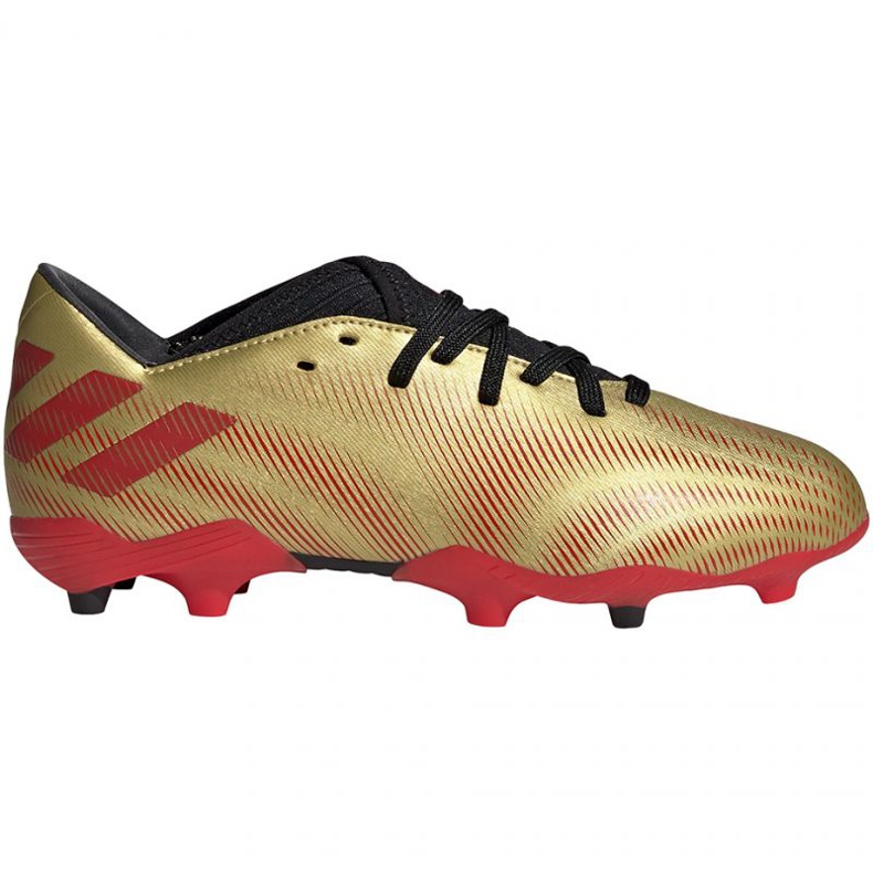Adidas Nemeziz Messi.3 Fg Jr FY0807 fodboldstøvler orange, guld gylden