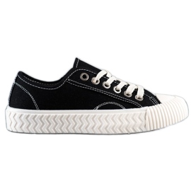 SHELOVET Sneakers på platformen sort