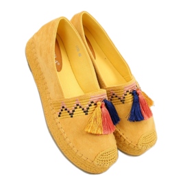 Honningkantede espadriller 1735 Gul