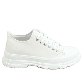Hvide damesneakers LA122 Hvide
