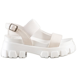 Seastar Hvide sandaler på modeplatformen
