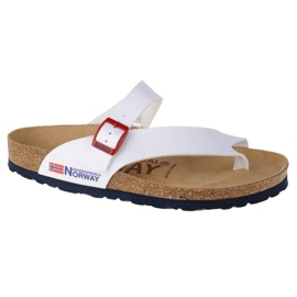 Geographical Norway Geografisk Norge Sandalias Infradito Donna GNW20415-34 flip-flops hvid