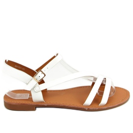 Hvide damesandaler BH1651-SD Hvid